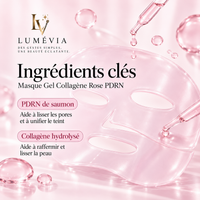 Masque Gel PDRN & Collagène Rose