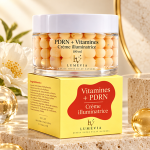 Crème Illuminatrice PDRN + Vitamines – Éclat, Hydratation & Teint Uniforme 100 ml | Lumévia