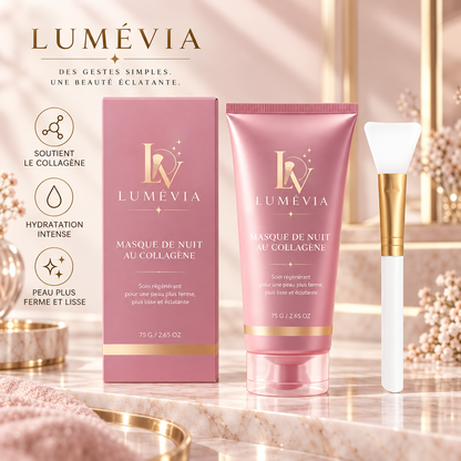 Masque de Nuit au Collagène Peel-Off 75 g – Raffermissant, Hydratant & Éclat | Lumévia