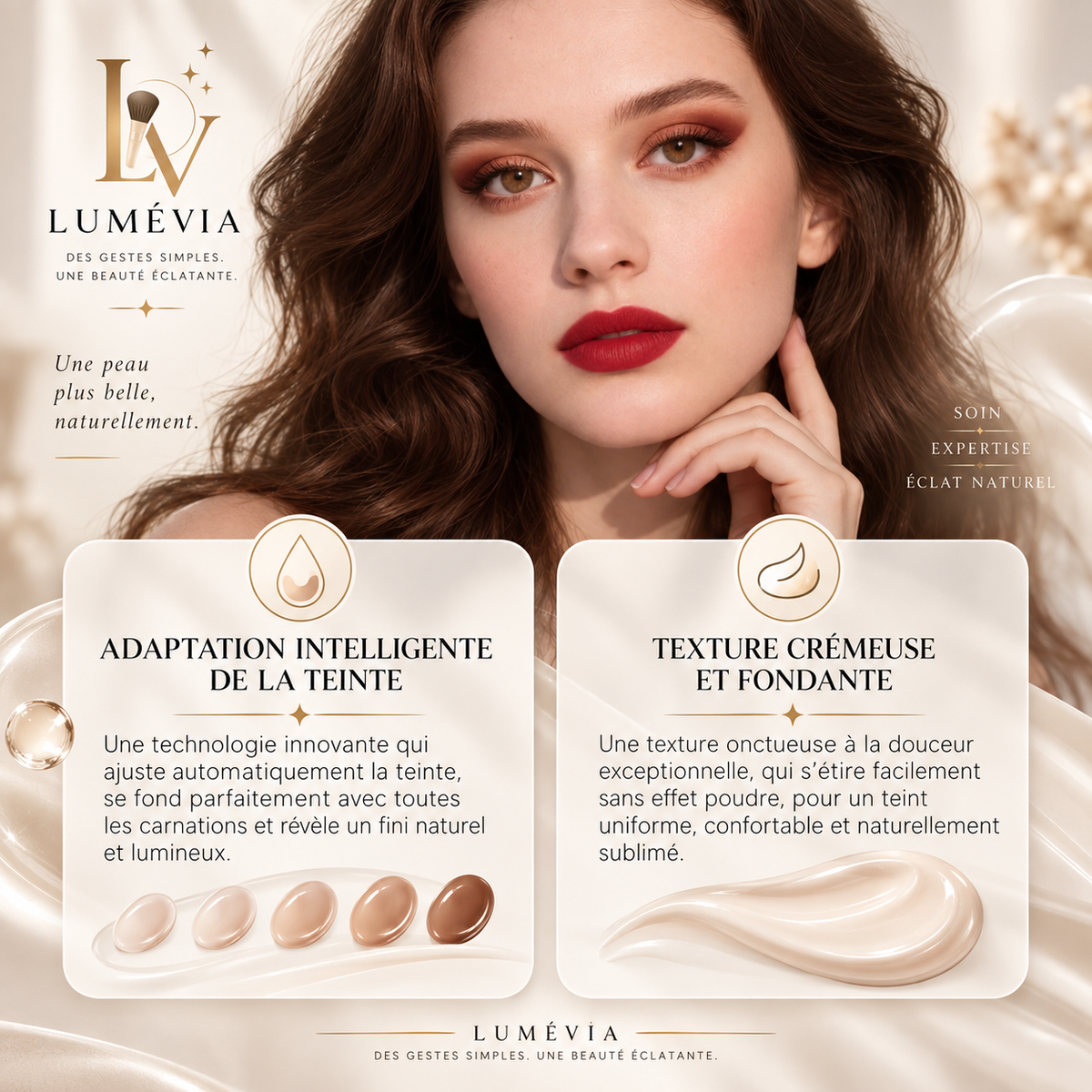 Fond de Teint Cushion Lumineux – Couvrance Modulable & Teint Unifié | Blur Cushion Lumévia