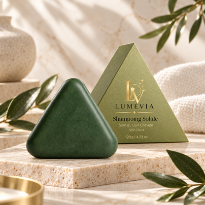Shampoing Solide Soin du Cuir Chevelu 120 g – Nettoie, Nourrit & Hydrate | Lumévia