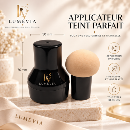Applicateur Fond de Teint Éponge Champignon – Fini Uniforme & Sans Traces | Lumévia