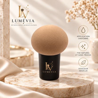 Applicateur Fond de Teint Éponge Champignon – Fini Uniforme & Sans Traces | Lumévia