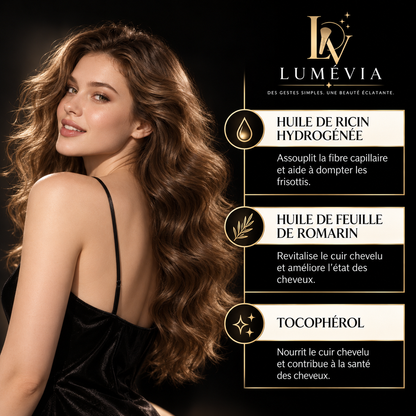Huile Nourrissante Capillaire au Romarin, Menthe Poivrée & Vitamine E – 100 ml | Lumévia